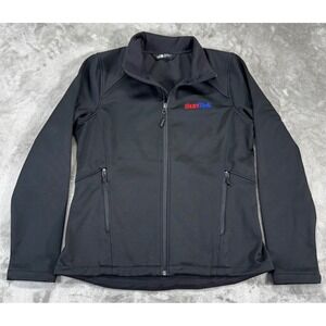 The North Face WindWall Jacket Womens Medium Black Excellent Softshell Full Zip